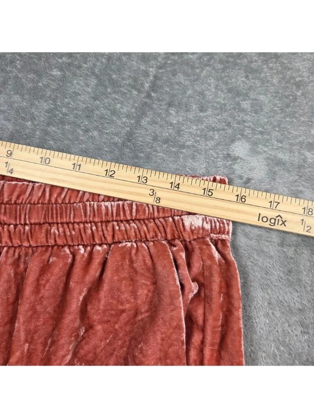 J Crew Pants Womens 10 Tall Burnished Orange Velvet Dressy Cocktail Joggers